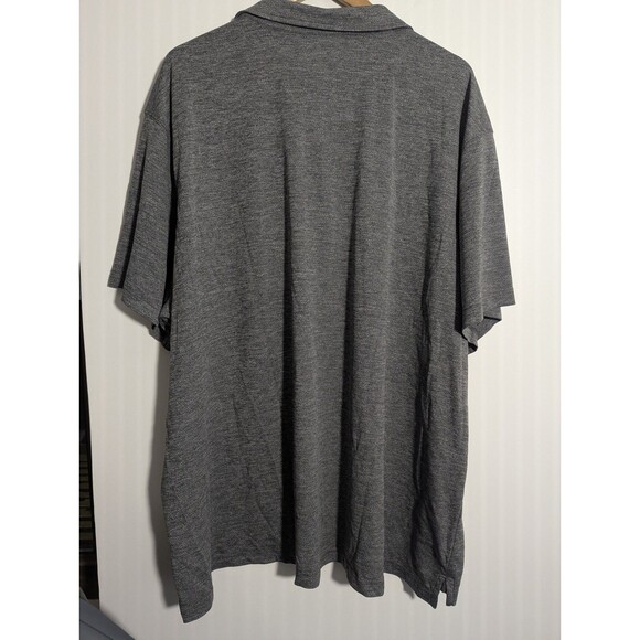 Duluth Moisture Wicking Performance Polo 3XL Mens Gray Zipper Front Pocket - Picture 5 of 5